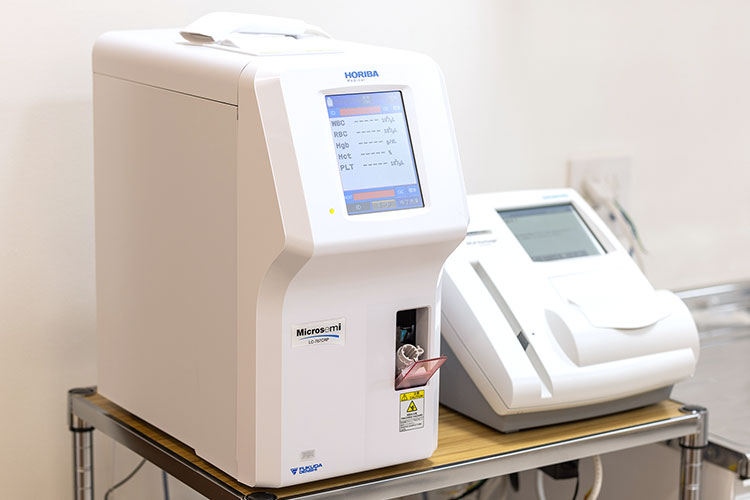 自動血球計数、CRP測定装置画像